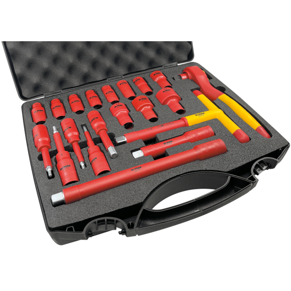 Hylsnyckelsæt Ironside 103079 20 dele 