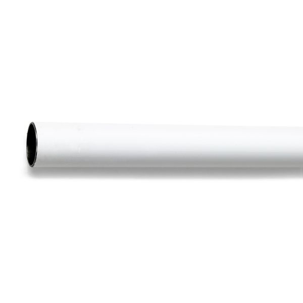 Garderobestang Habo 18691  25 x 900 mm, hvid
