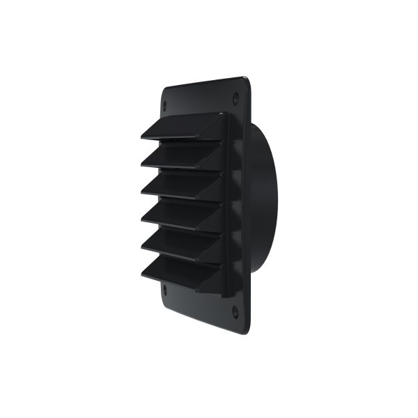 Gitter Fresh 182806 med stos, 150 x 150 mm Sort (sort spids)