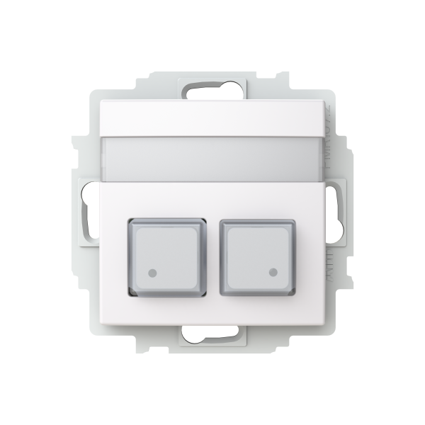 Trykknap ABB Saga FAP2002-916 RWC-installation, to knapper 