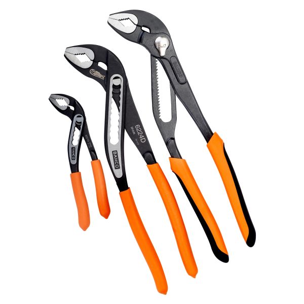 Polygripsats Bahco 7224-622XD-3P 3 delar
