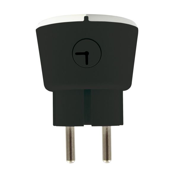 Ajastinpistorasia CAPiDi TI USB A+C Black 1-4 h Musta