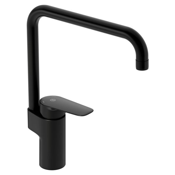 Køkkenbatteri Gustavsberg Atlantic GB4120505853 uden maskinafbryder, mat sort 