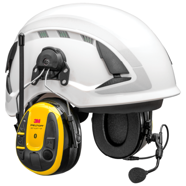 Høreværn 3M Peltor WS Alert XPI Bluetooth & mobil applikation, hjelm mount 