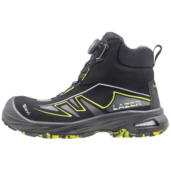 Skyddskänga Sievi Lazer Roller High+ BOA S3 Svart, Storlek 35 35