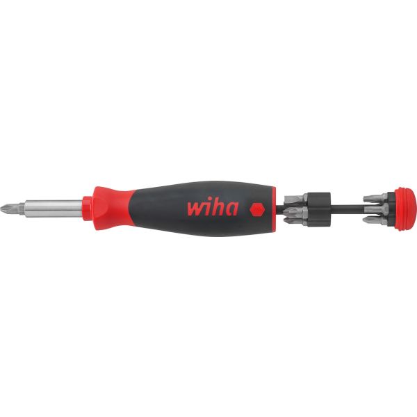 Bitsmejsel Wiha 45292 med bitsmagasin, 1/4" 