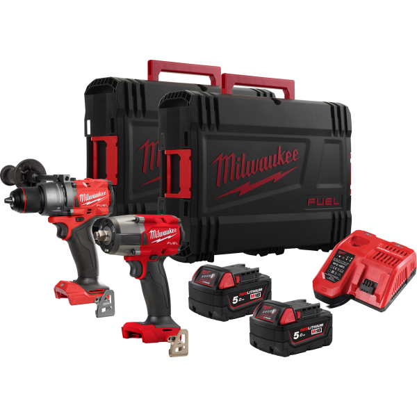 Værktøjssæt Milwaukee M18 FPP2F3-502X med batteri og oplader 