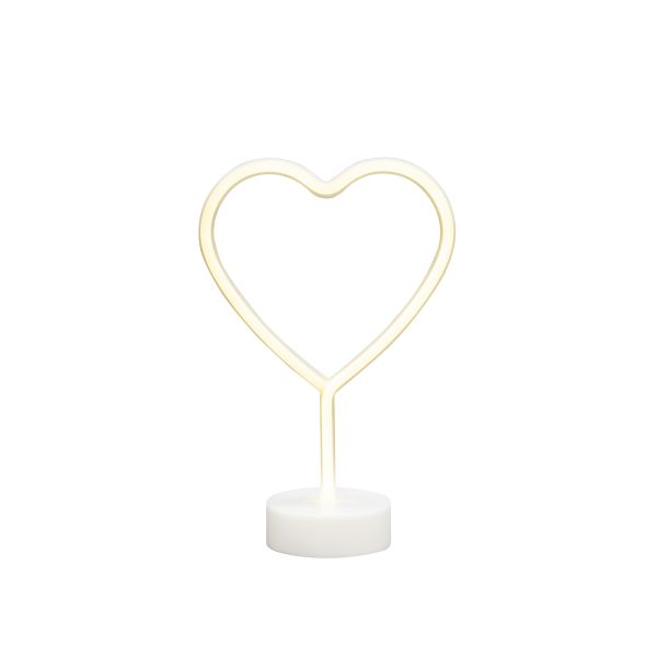 Dekorationsbelysning Konstsmide 3076-100 hjärta med ljusslang, LED 
