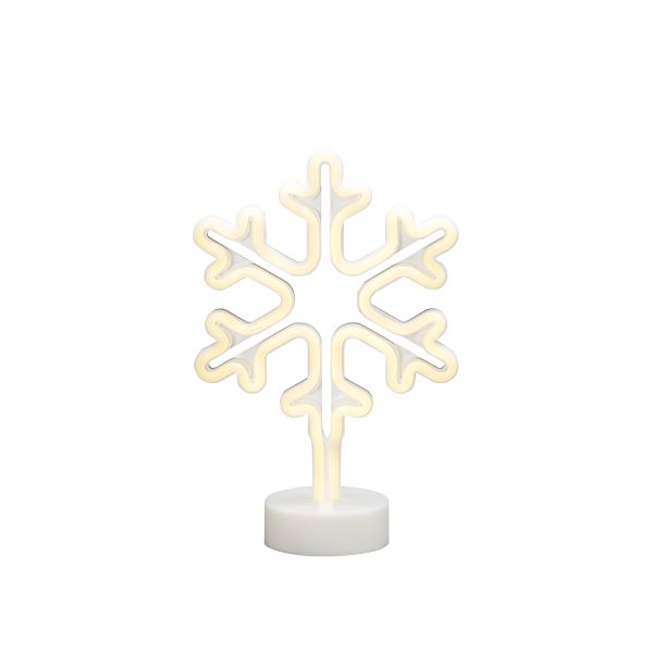 Dekorationsbelysning Konstsmide 3077-100 snöflinga med ljusslang, LED 