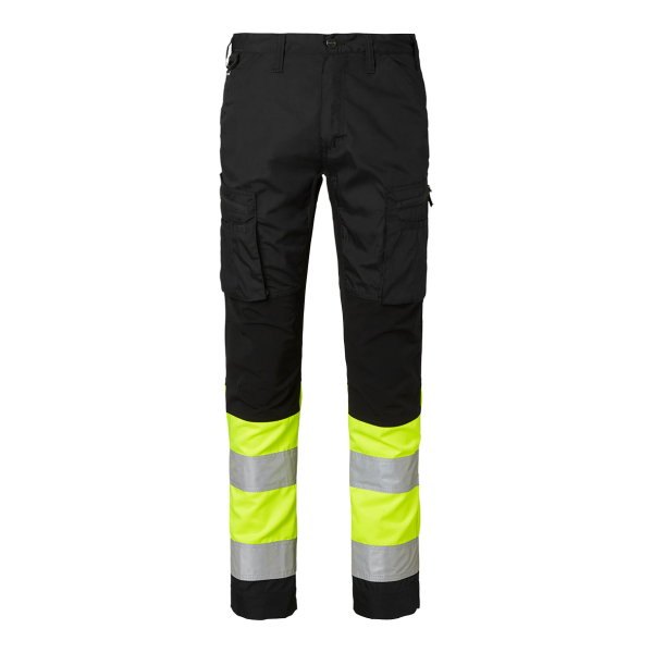 Arbejdsbukser Top Swede 220 Hi-Vis, sort/gul C50