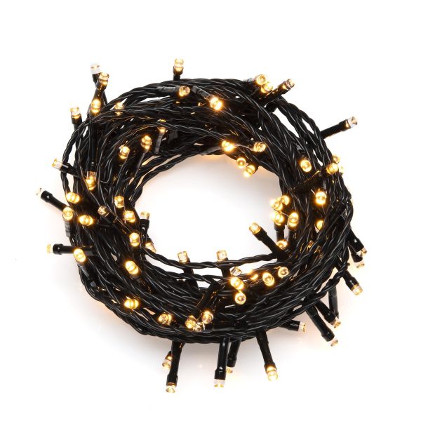 Valosarja Konstsmide 3641-810 sädehtivä, LED, amber 12,72 m