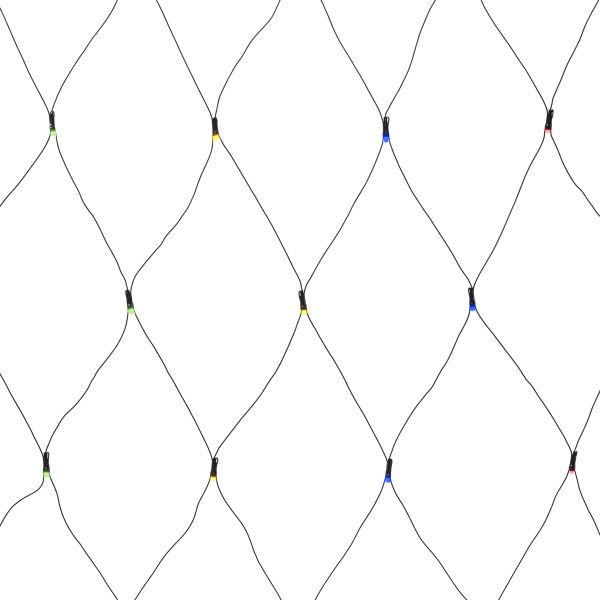 Lysslynge Konstsmide 3788-500 garn, farget 2,5x1,5 m