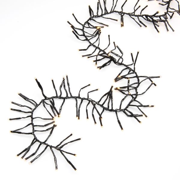 Valosarja Konstsmide 3863-800 cluster, vilkkumistoiminnolla, amber 7,2 m
