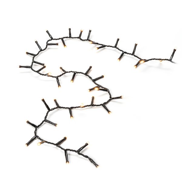 Lysslynge Konstsmide 3875-800 amber, svart kabel 4,38 m