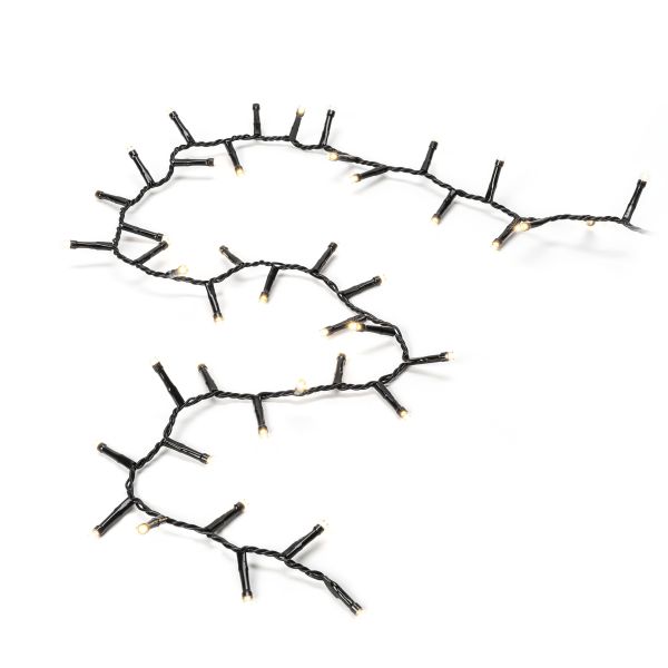 Ljusslinga Konstsmide 3876-100 varmvita, svart kabel 8.78