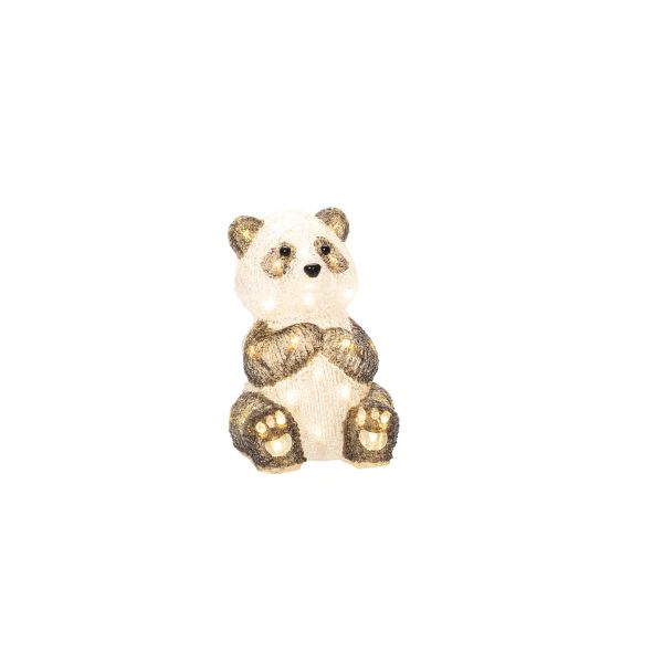 Dekorasjonsbelysning Konstsmide 6284-103 panda bjørn, akryl, 27 cm 40 LED 