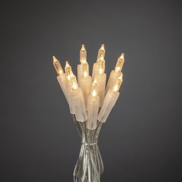 Lyskæde Konstsmide 6301-103 varmhvide LED'er, gennemsigtigt kabel 2,85 m