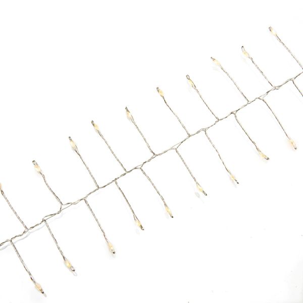 Lysslynge Konstsmide 6339-890 klynge, rav, mikro-LED, 2 m Sølv kabel