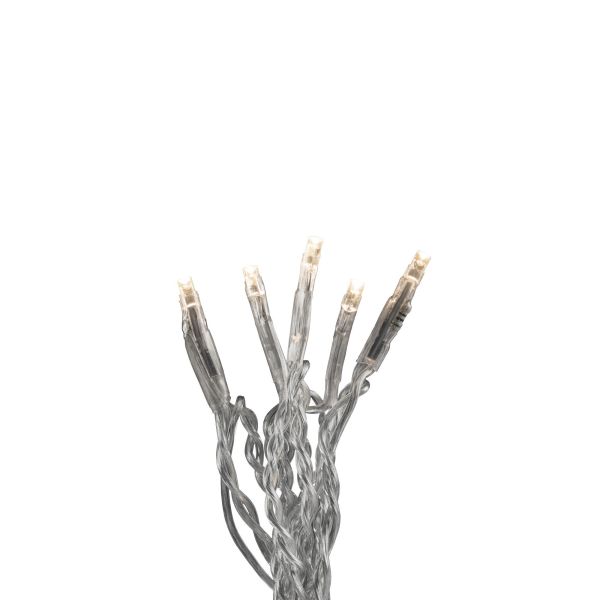 Lysslynge Konstsmide 6355-123 varmhvit, transparent kabel 13,93 m
