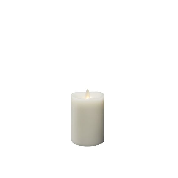 Vokslys Konstsmide 1601-115 krem, varmhvit, LED 7,6x14 cm
