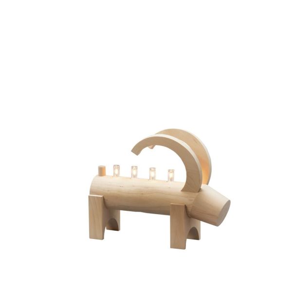 Adventsljusstake Konstsmide 3981-100TR 5 ljus, natur 