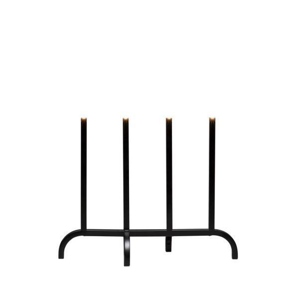 Adventsljusstake Konstsmide 3999-711TR 4 ljus, metall, svart 