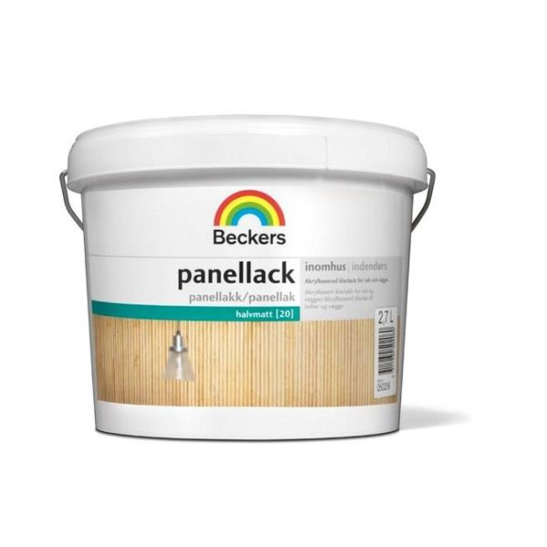 Panellack Beckers 050205 halvmatt Transparent 1 l 20 Halvmatt