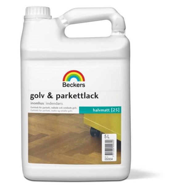 Golv- och parkettlack Beckers 710009960 halvmatt 1 l 25 Halvmatt