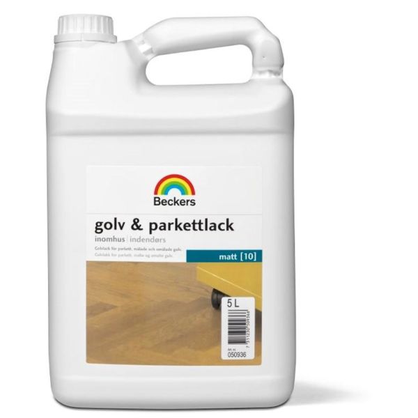 Golv- och parkettlack Beckers 710009963 matt 5 l 10 Matt