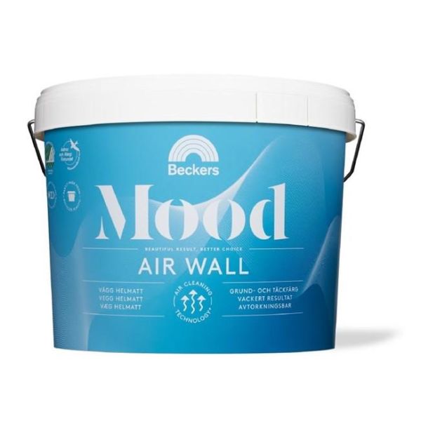 Väggfärg Beckers Mood Air Wall helmatt Valfri kulör 10 l 3 Helmatt