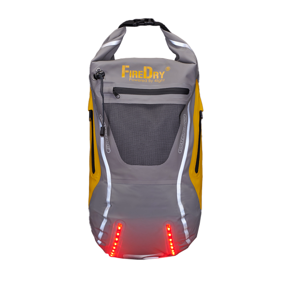 Ryggsekk 4Light Firedry LED-belysning, 20 l Grå
