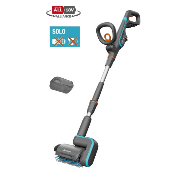 Terrasse-renser Gardena AquaBrush 14841-55 uden batteri og oplader 