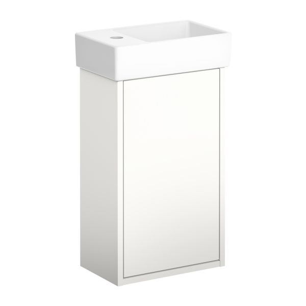 Kommodpaket Gustavsberg Artic Small GB71ACVC34TMSWR vit/mattvit, 36 cm, höger Vit/mattvit Höger