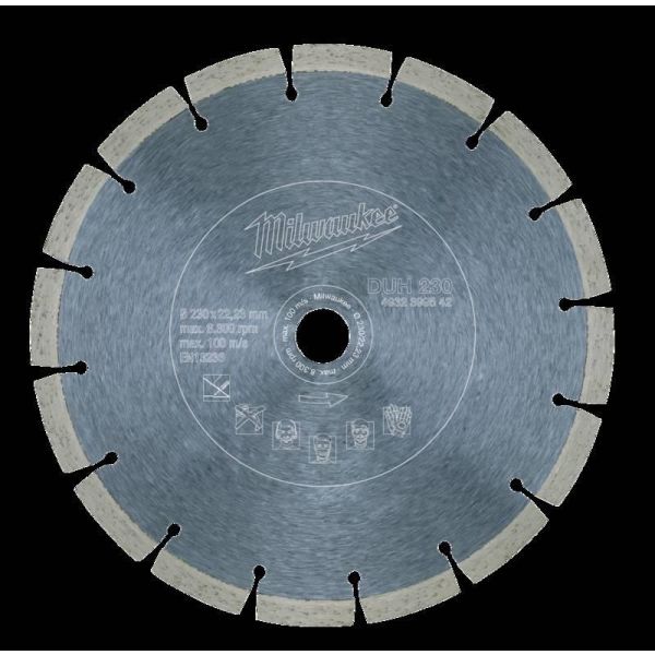 Diamantskive Milwaukee DUH 230 mm 
