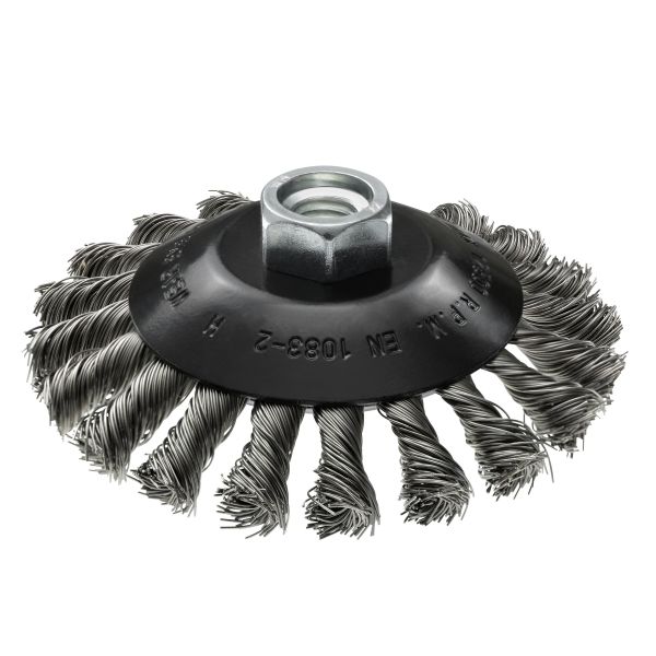 Axialborste Ironside 103204 115x0,5 mm, virad rostfri ståltråd 