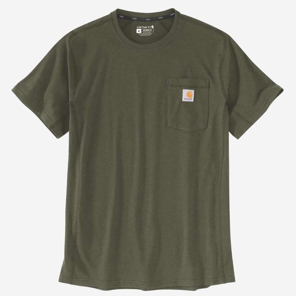 T-shirt Carhartt Force 104616 Mörkgrön Mörkgrön S