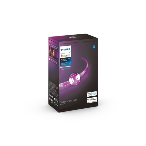LED strip Philips Hue Lightstrip Plus v4 Tilbygning, 1 m 