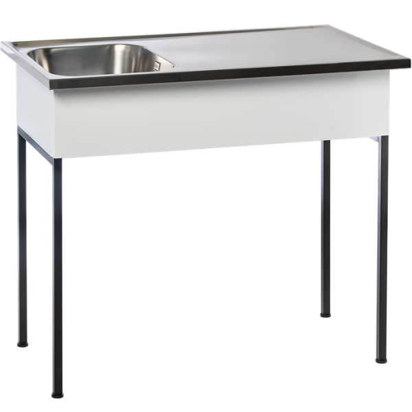 Vaskebænk Nimo TB 1000 Proffs hvid, vendbar 