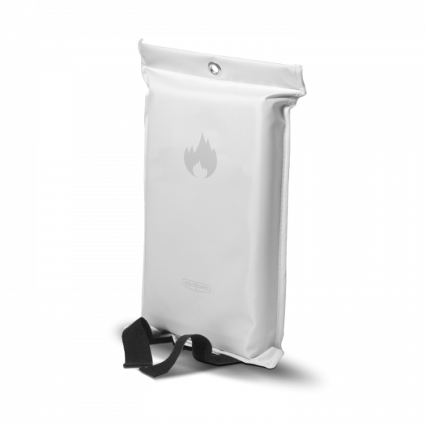 Brannteppe Housegard 602028 120 x 180 cm, silikonbelegg Hvit