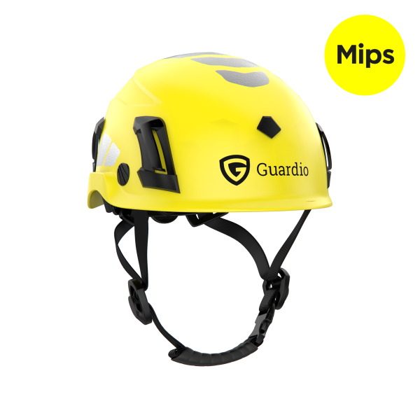 Vernehjelm Guardio Armet Volt  Gul Hi-Vis