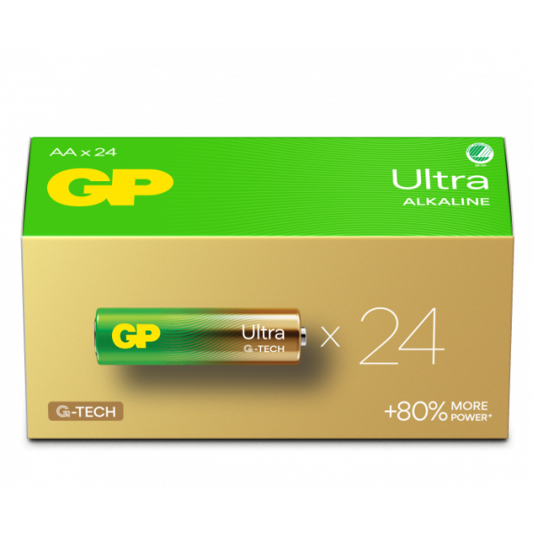 Batteri GP Batteries Super Alkaline 15A/LR6 alkaliskt, AA, 24-pack 