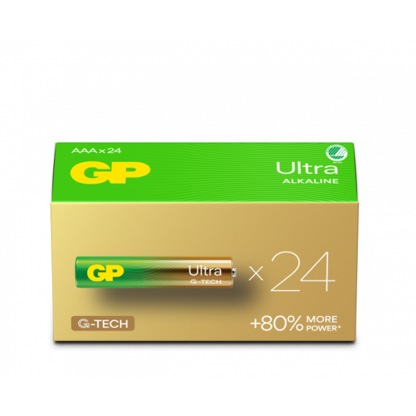 Alkaliparisto GP Batteries Super Alkaline 24AU/LR03 AAA, 24 kpl 