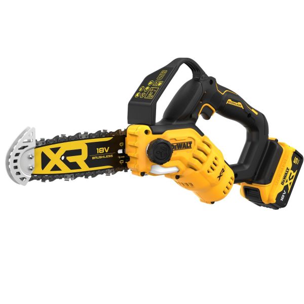 Grensav Dewalt DCMPS520P1-QW med batteri og oplader 