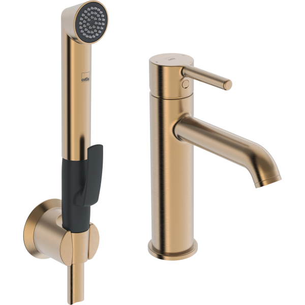 Håndvaskarmatur Oras Optima Style 2606FH-81 med håndbruser Børstet bronze