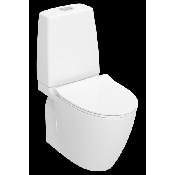 Toalettstol Ifö Spira Art 6250 Turboflush, S-lås, Soft Close-sits 
