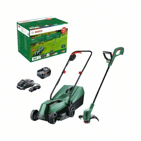 Gräsklippareset Bosch DIY 06008B9D02 med laddare