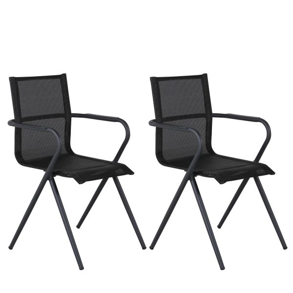 Karmstol Venture Home Alina 1552-408 2-pack Svart