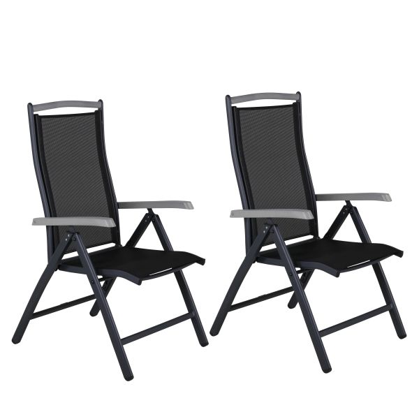 Positionsstol Venture Home Albany 4049-622 2-pack, svart 