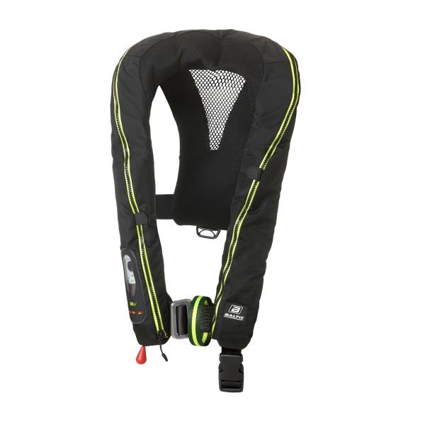 redningsvest Baltic Legend 165 Sele med sele, 40-130 kg, sort 