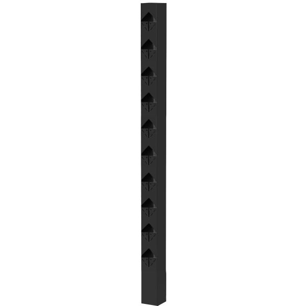 Staketstolpe Jabo Öckerö 10257 svart, 1100x70x70 mm Mellan